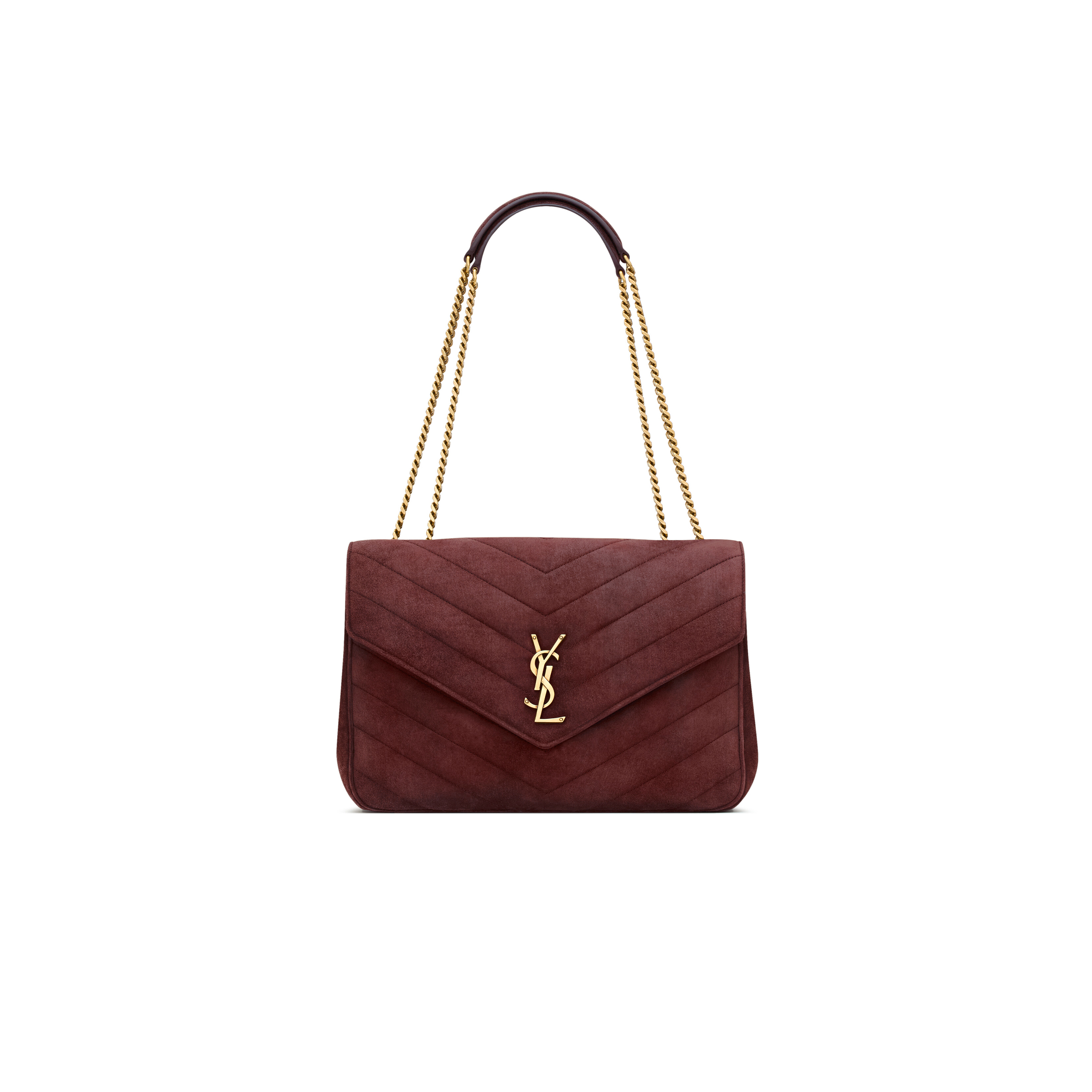 YSL LOULOU LARGE IN MATELASSÉ SUEDE 803541 (32*22*10cm) YSL LOULOU LARGE IN MATELASSÉ SUEDE 803541 (32*22*10cm)